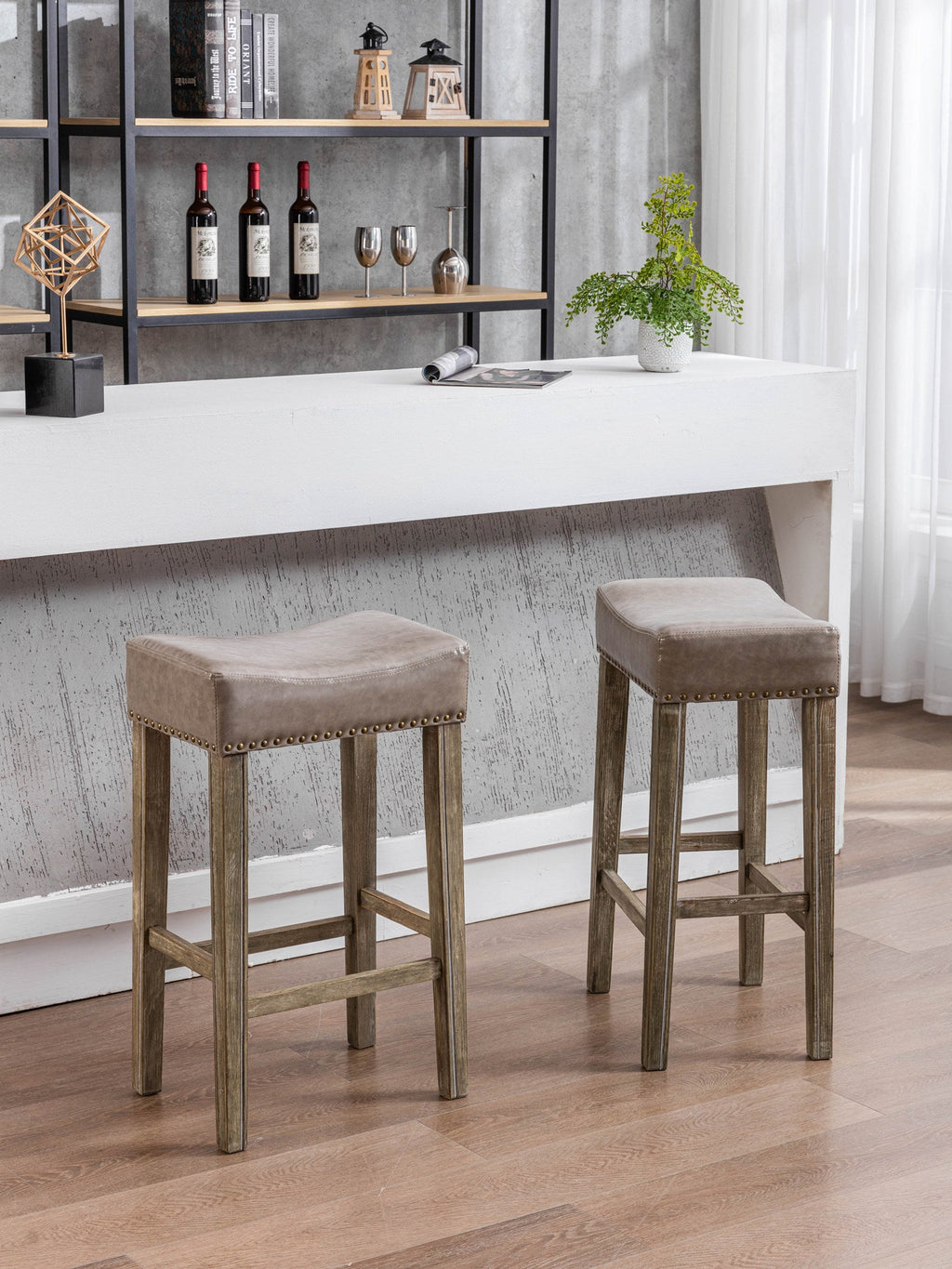 Counter Height 29" Bar Stools for Kitchen Counter