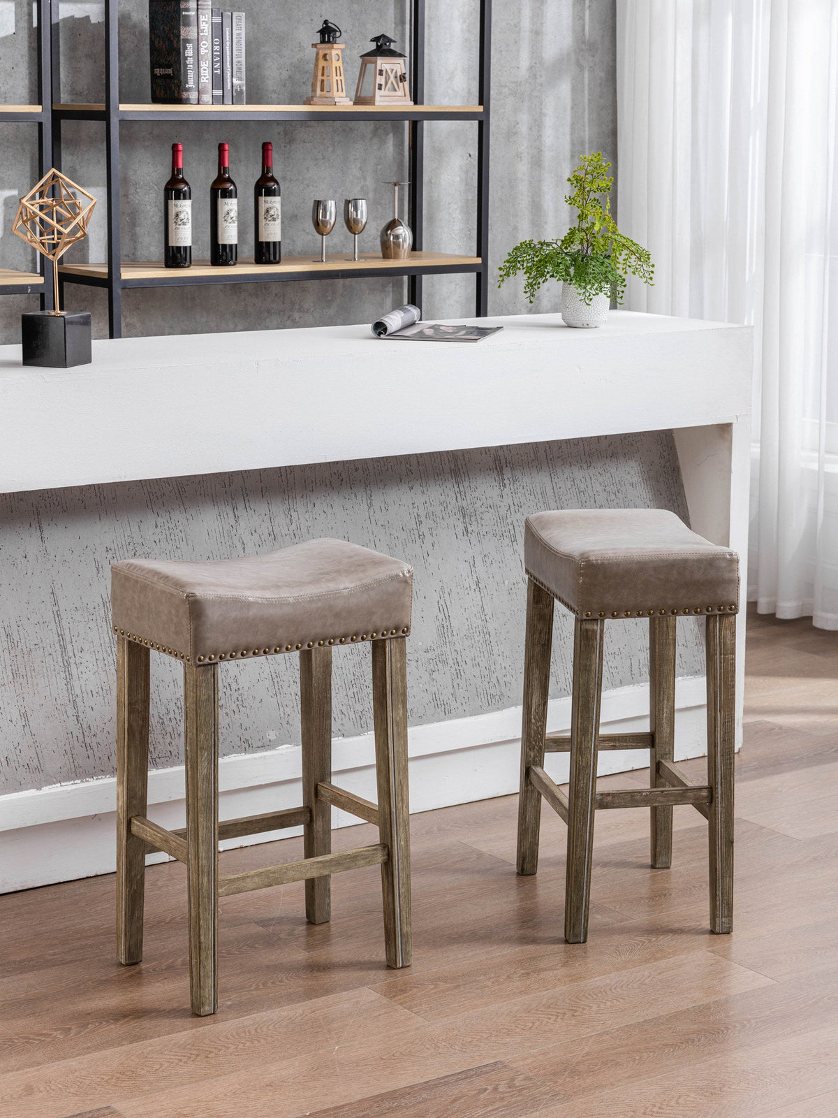Counter Height 29" Bar Stools for Kitchen Counter
