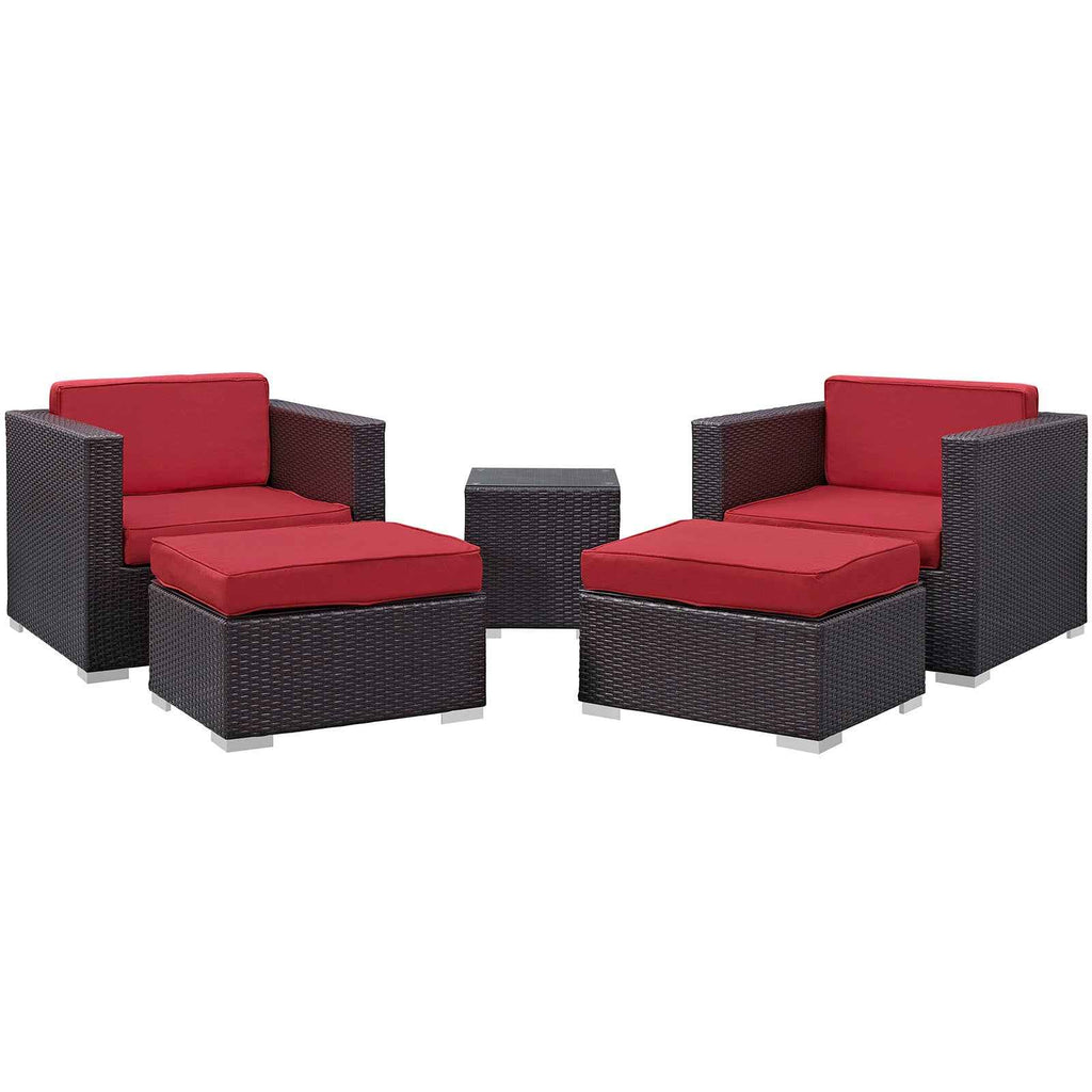 Outdoor Sectional Set - 5-Piece Patio Furniture for Ultimate Comfort