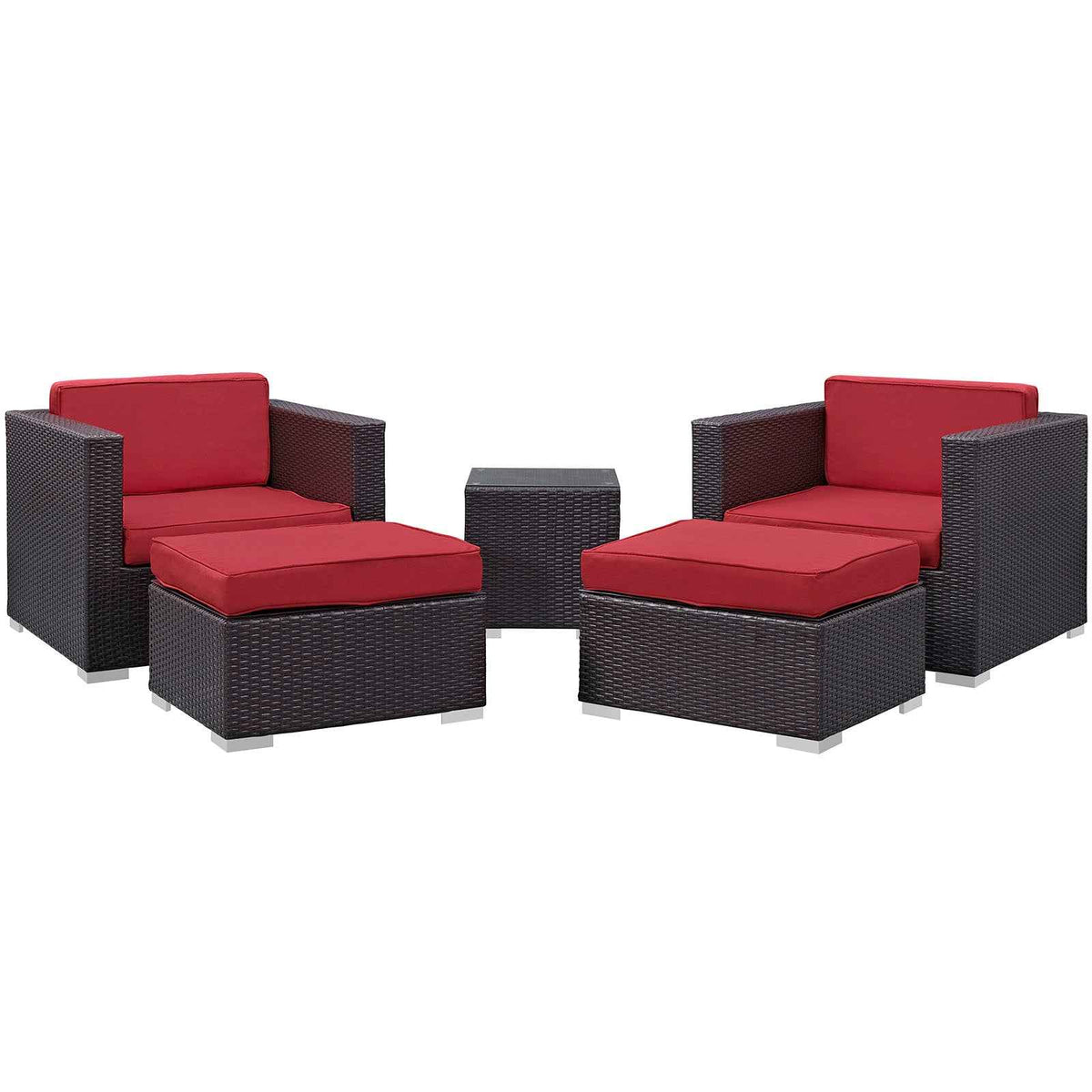 Outdoor Sectional Set - 5-Piece Patio Furniture for Ultimate Comfort
