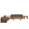 Tahoe 5-Piece Outdoor Patio Acacia Wood Furniture Set