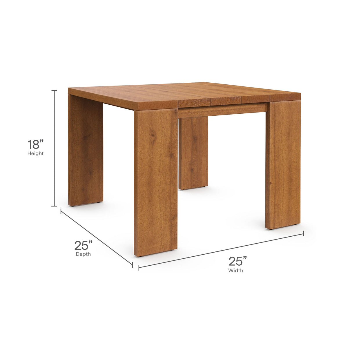 Tahoe 5-Piece Outdoor Patio Acacia Wood Furniture Set