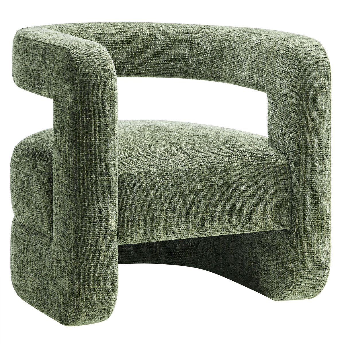 Upholstered Chenille Accent Chair