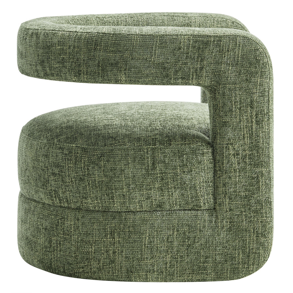 Upholstered Chenille Accent Chair