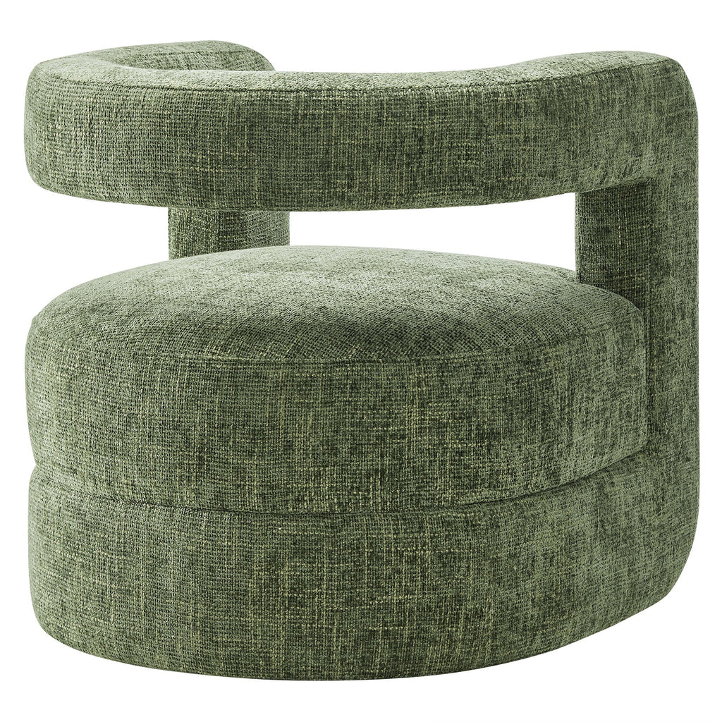 Upholstered Chenille Accent Chair