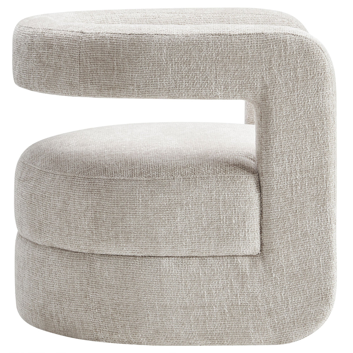Upholstered Chenille Accent Chair