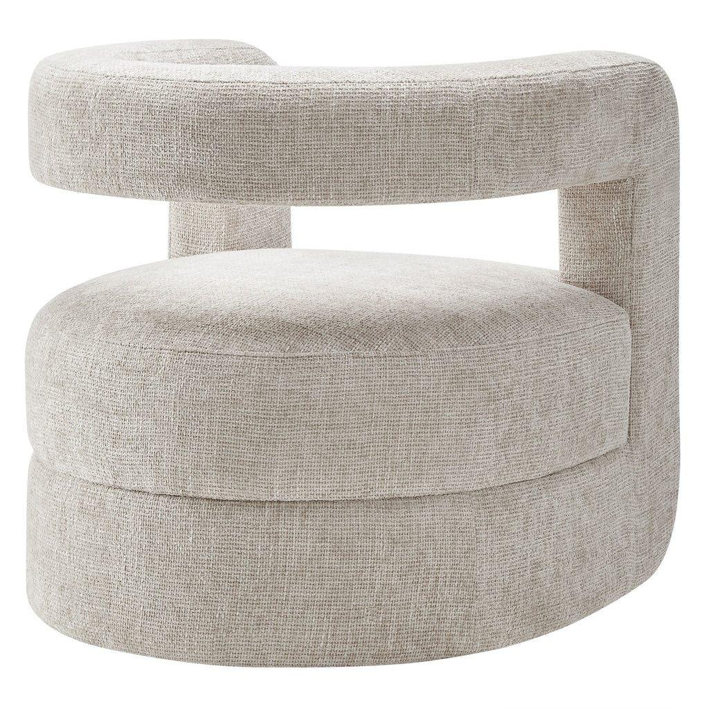 Upholstered Chenille Accent Chair