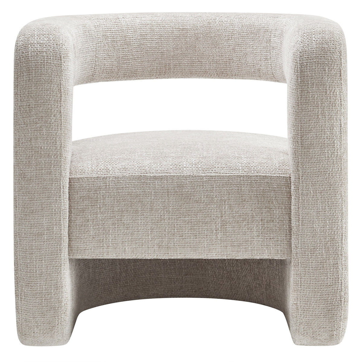 Upholstered Chenille Accent Chair
