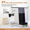 Espresso Machine 20 Bar Compact Stainless Steel Coffee Maker