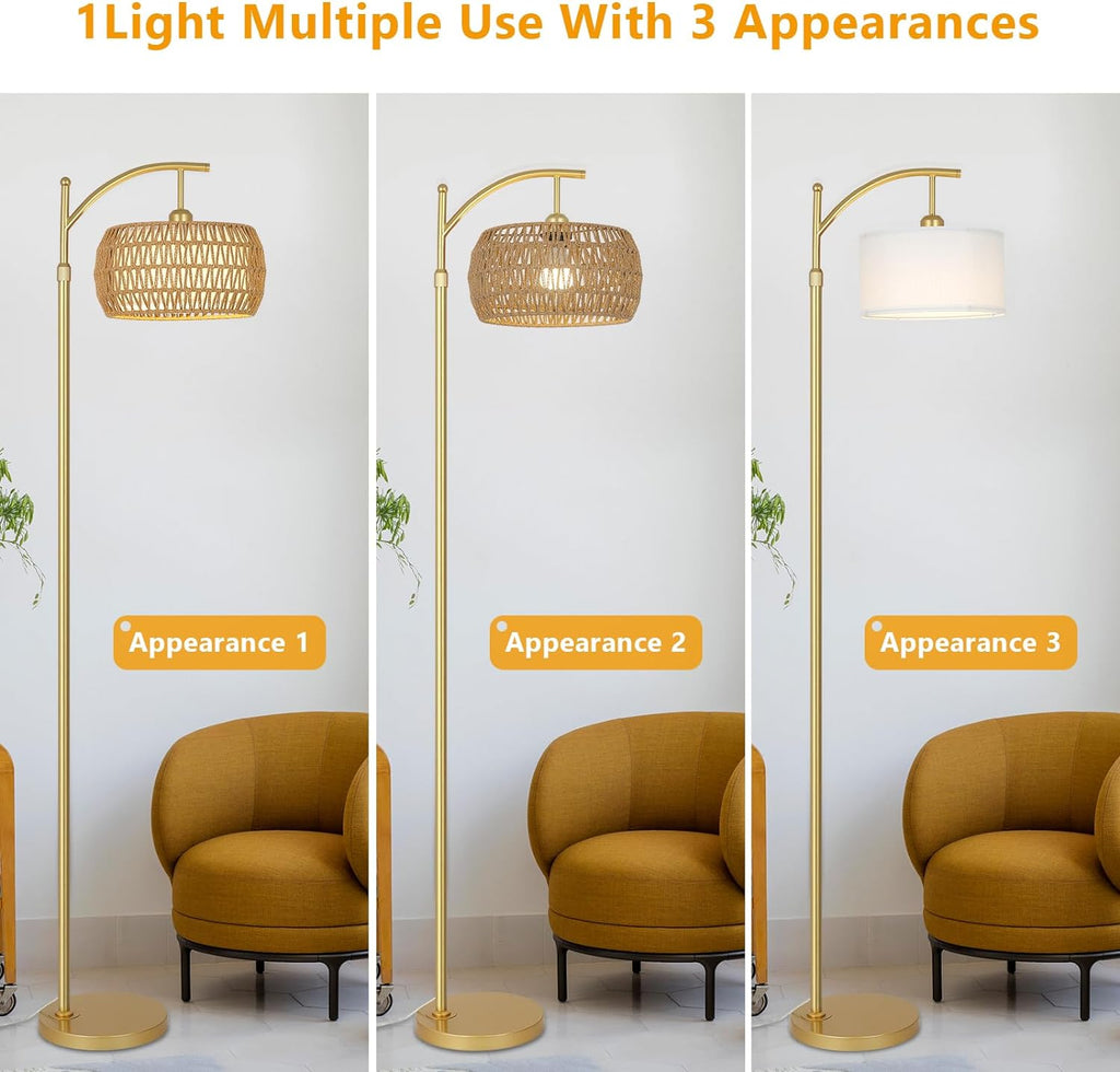 Arc Floor Lamp with 3 Color Temperatures7