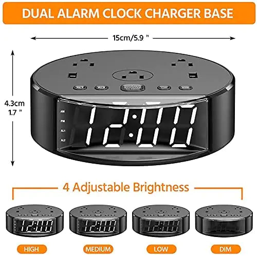 Bedside Table Lamp Alarm Clock