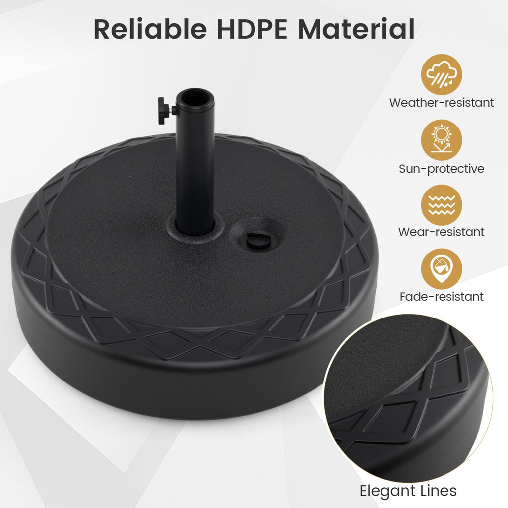 Umbrella Base 90# Heavy Duty Sand Filled Round Market Umbrella Stand