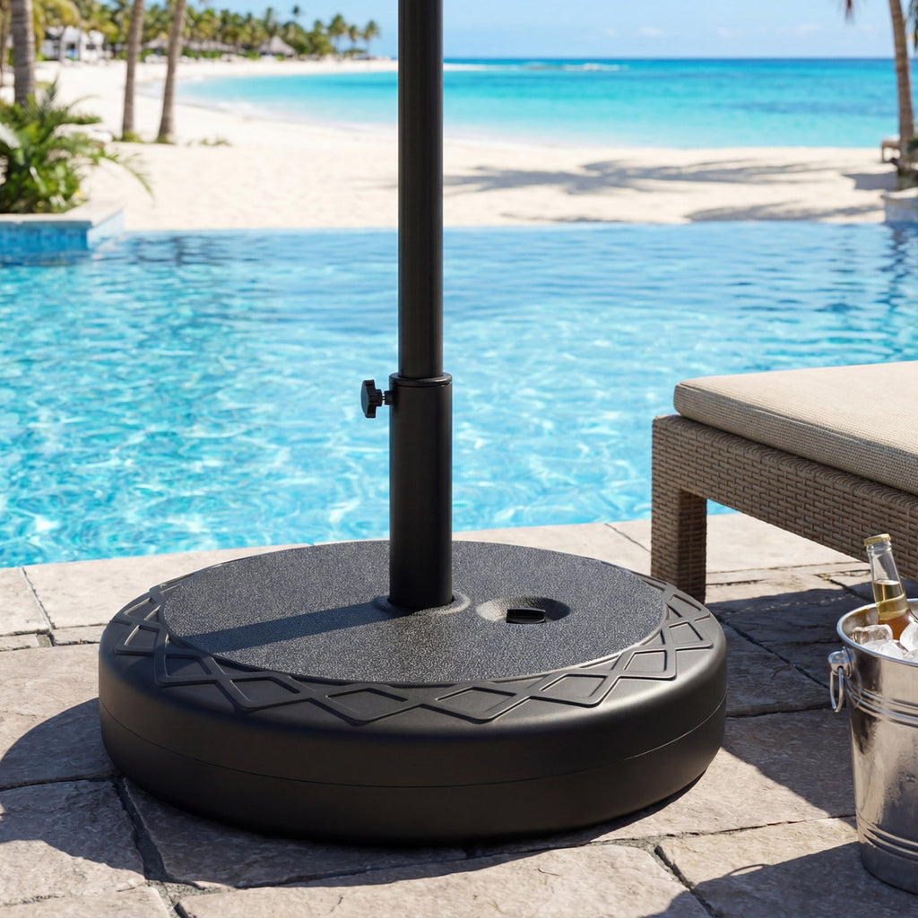 Umbrella Base 90# Heavy Duty Sand Filled Round Market Umbrella Stand