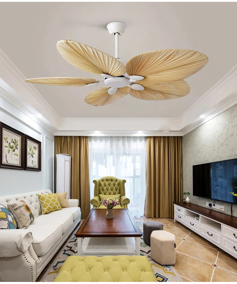 52inch Natural Breeze Palm Leaf Fan Blades
