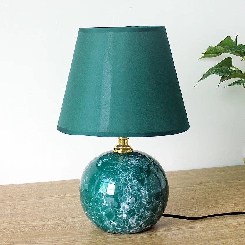 Nordic Pink Ceramic Bedside Table Lamp