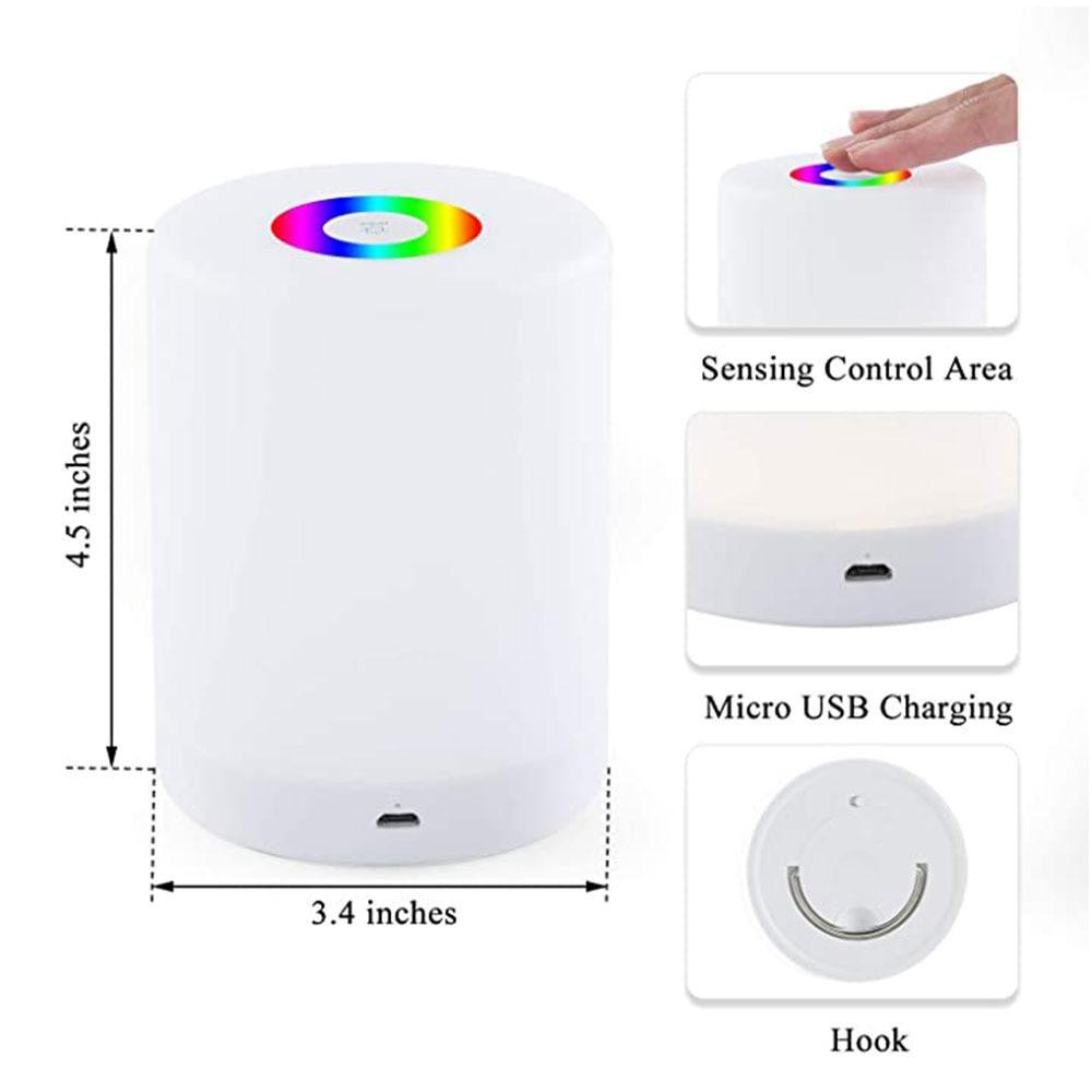 Smart USB Bedside LED Table Lamp