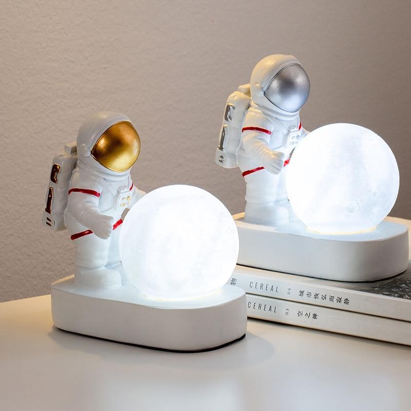 Astronaut Spaceman Moon Night Light