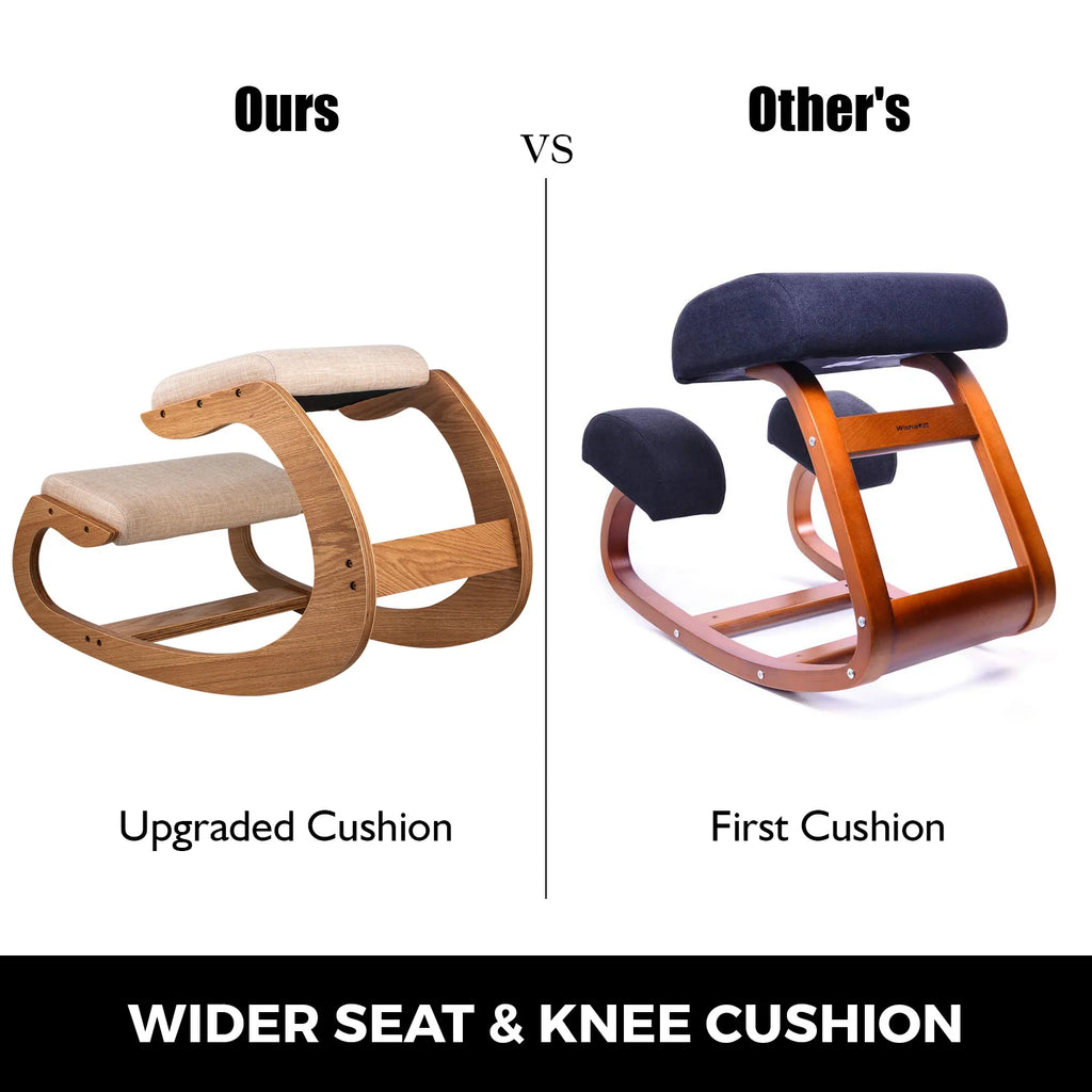 Ergonomic Kneeling Chair Stool W/ Thick Cushion