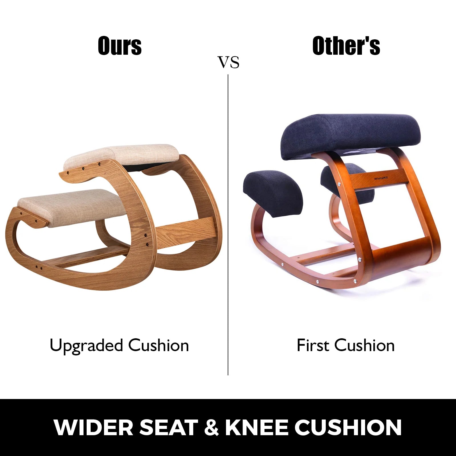 Ergonomic Kneeling Chair Stool W/ Thick Cushion