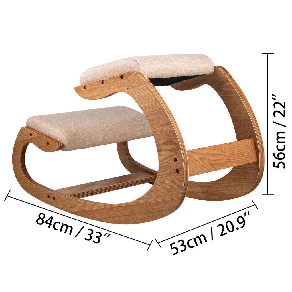 Ergonomic Kneeling Chair Stool W/ Thick Cushion