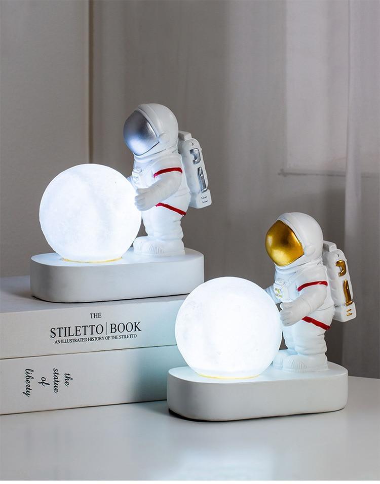Astronaut Spaceman Moon Night Light