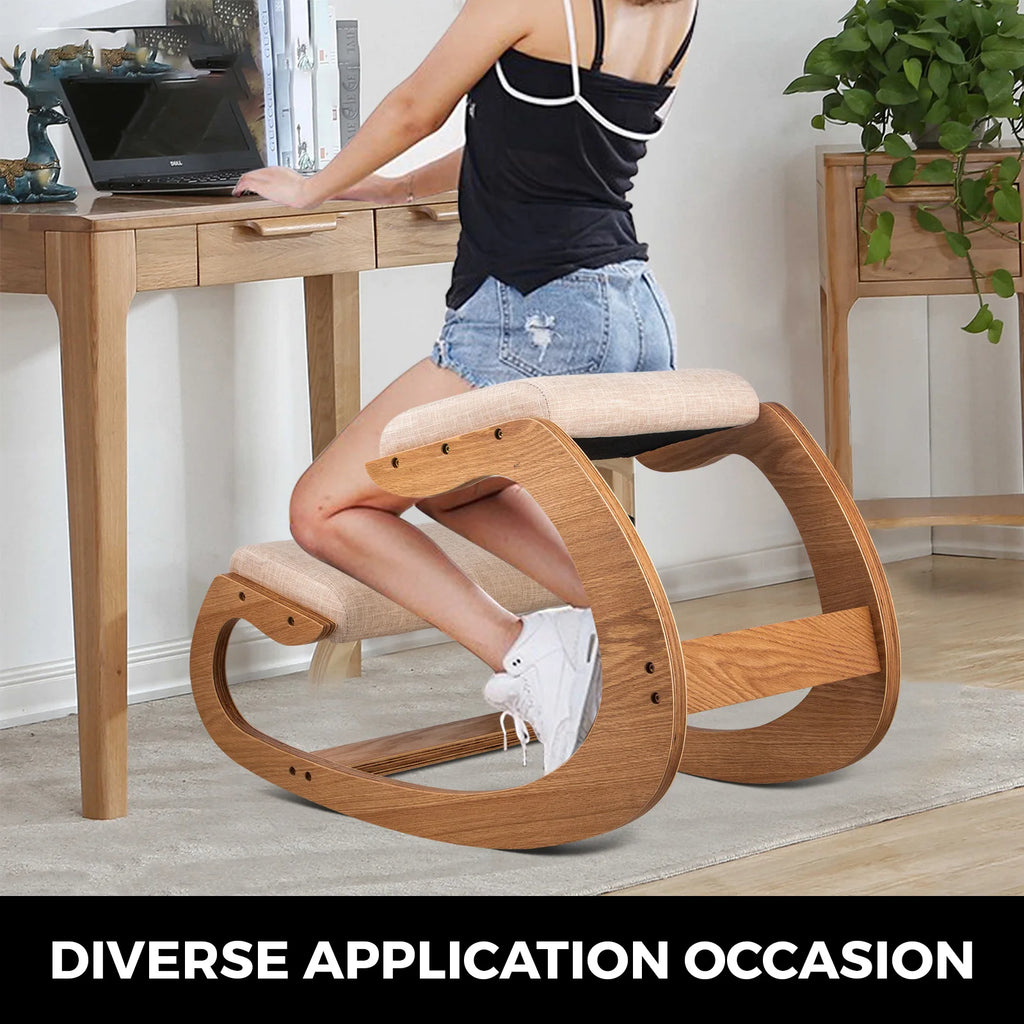 Ergonomic Kneeling Chair Stool W/ Thick Cushion