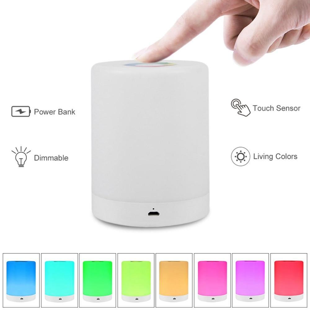Smart USB Bedside LED Table Lamp