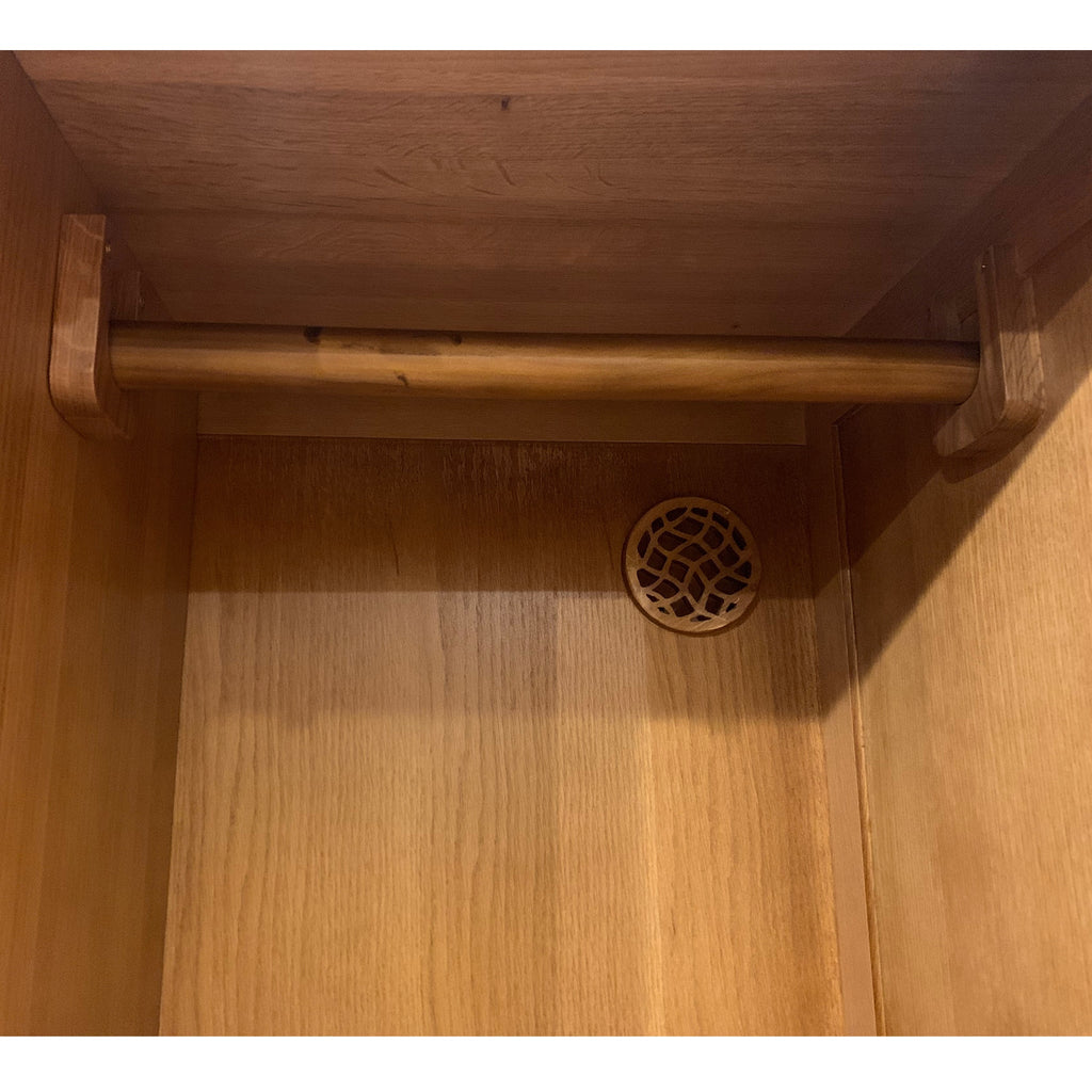 Mission 2 Door / 2 Drawer Armoire (Available in 2 Stains)