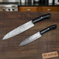 Handmade Japanese Damascus Knife Set