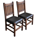 Mission Spindle Dining Side Chair, Set of 2
