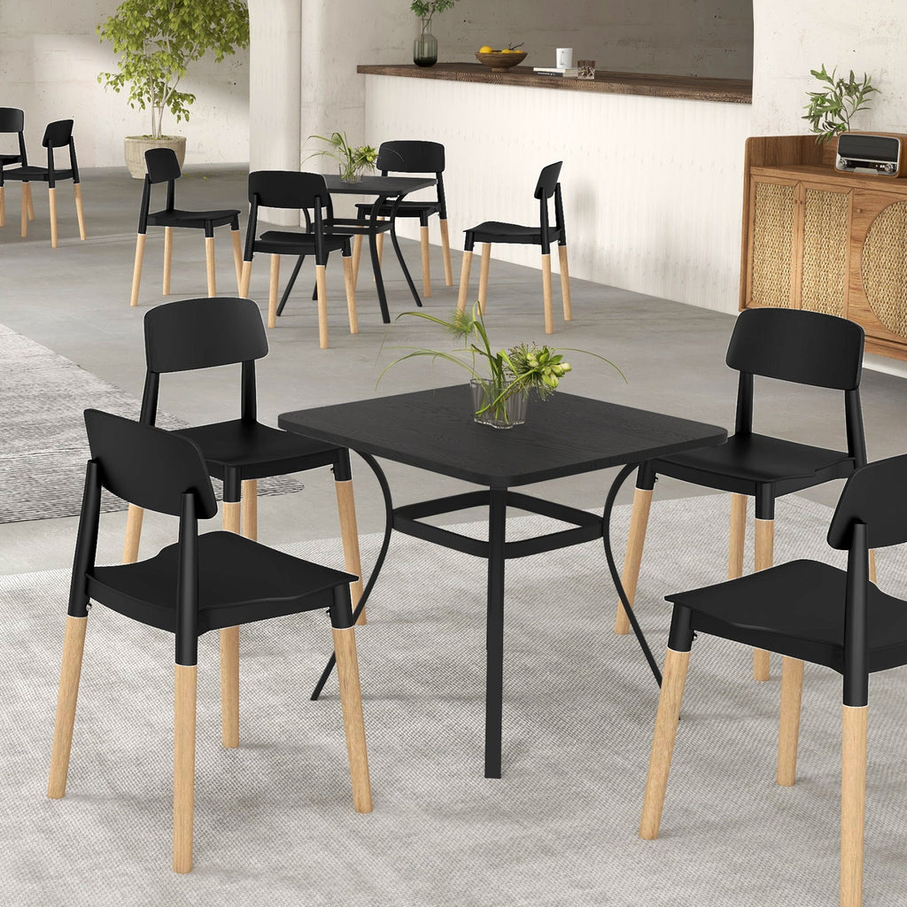 Modern Dining Side Chairs Set of 4 with Ergonomic Backrest