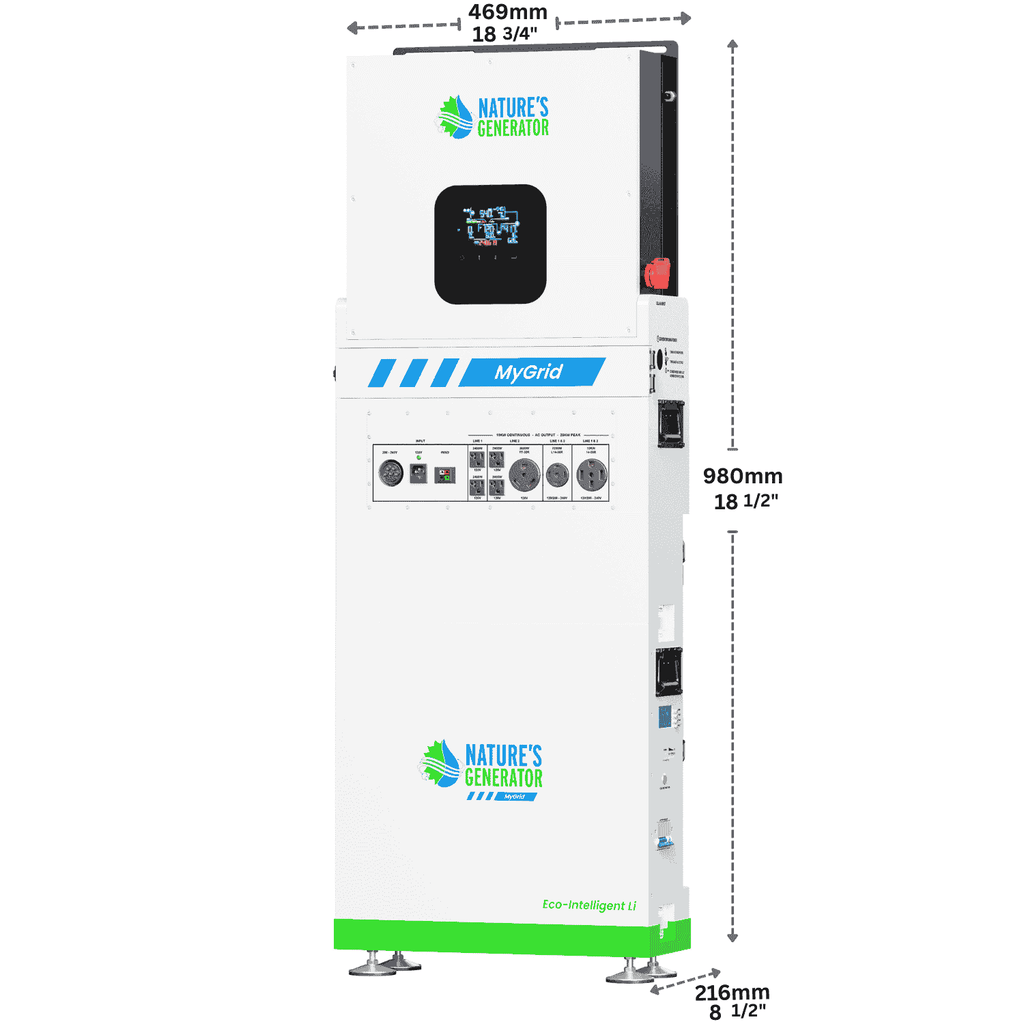 MyGrid 10K Gen 2 Solar and Wind Generator for Home
