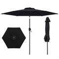 7.5 feet Patio Heavy Duty Market Umbrella with Push Button Tilt