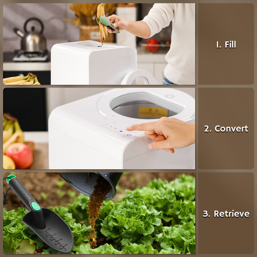 Electric Kitchen Composter, Visual Version