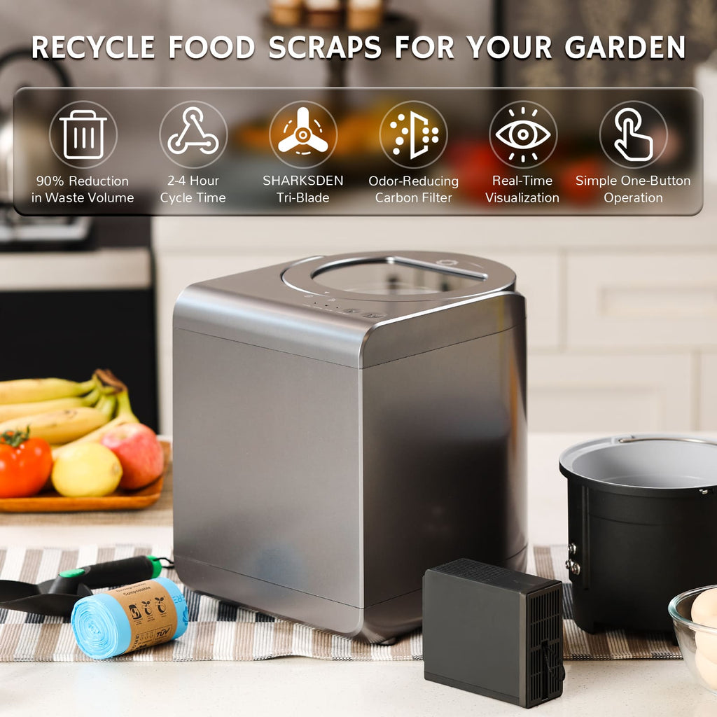 Electric Kitchen Composter, Visual Version