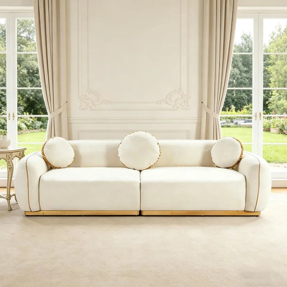 91” Modern Couch Cloud Sofa,