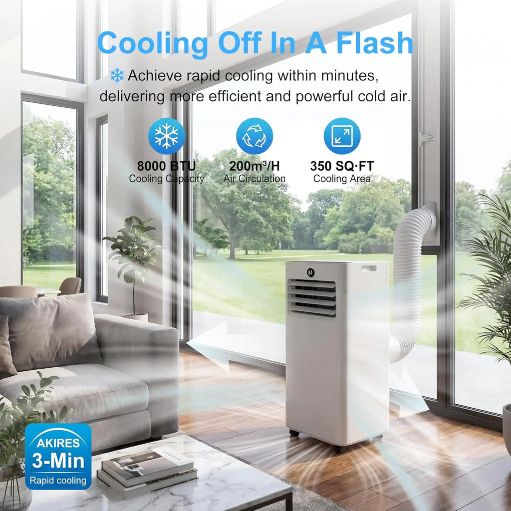 Portable AC Unit 8000 BTU Air Conditioner
