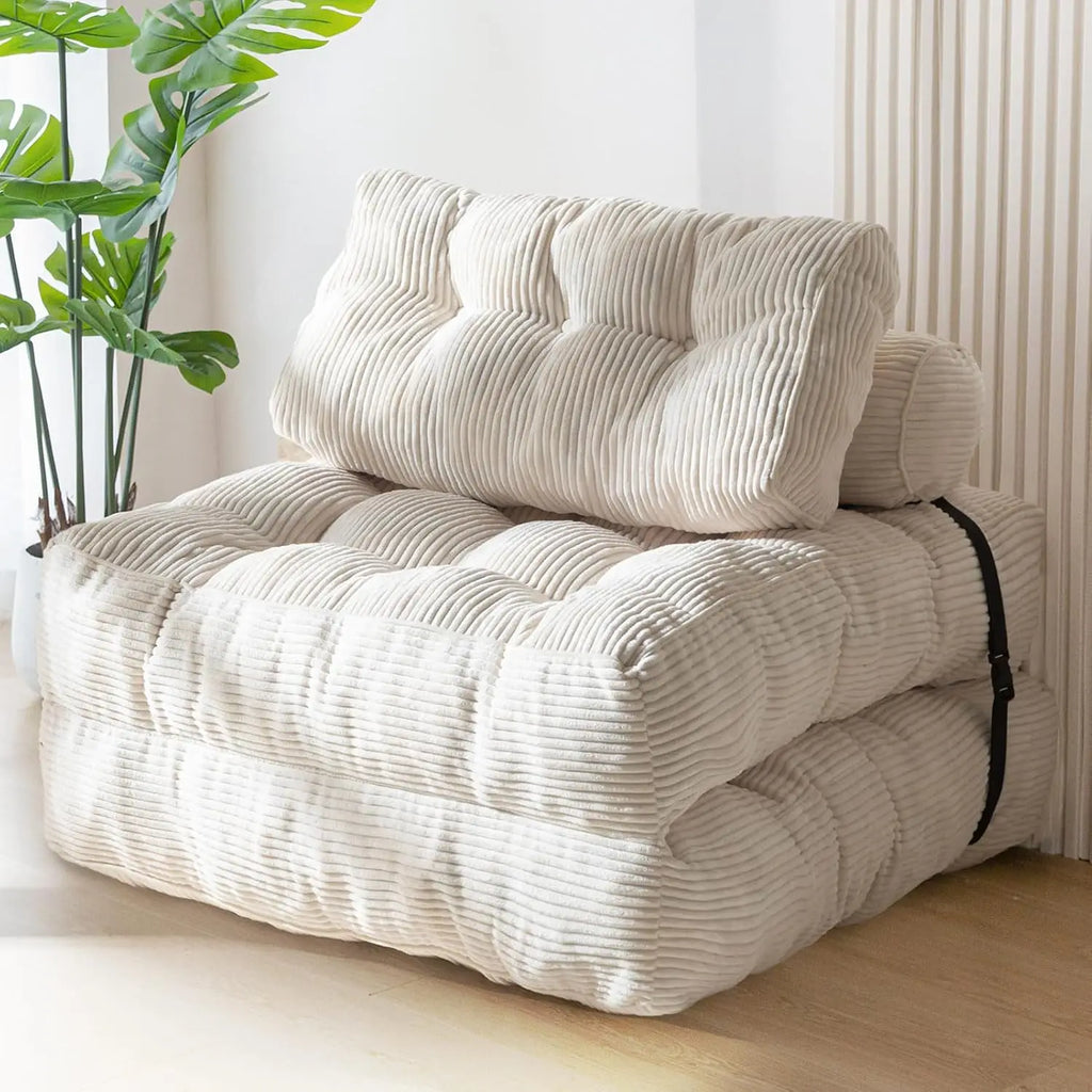 Vacuum Compression Sofa Foldable Simple Fabric Corner Modular Couch