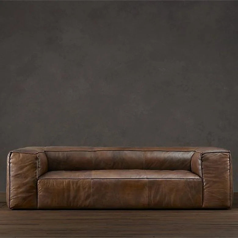 Italian minimalist living room retro sofa