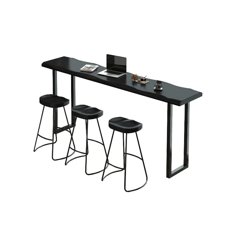 Counter Height Bar Table Solid Wood