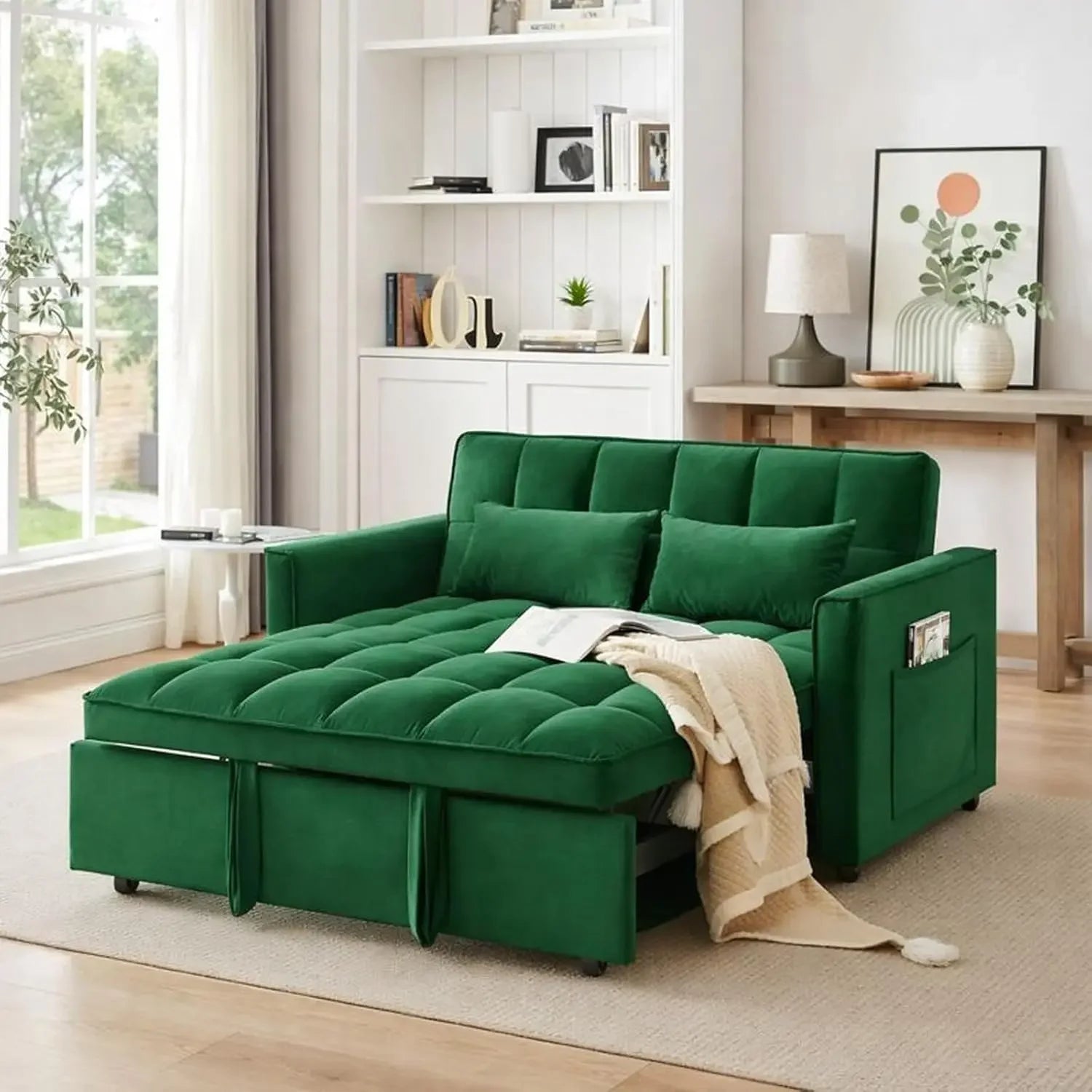 3 in 1 Convertible Sleeper Sofa Bed