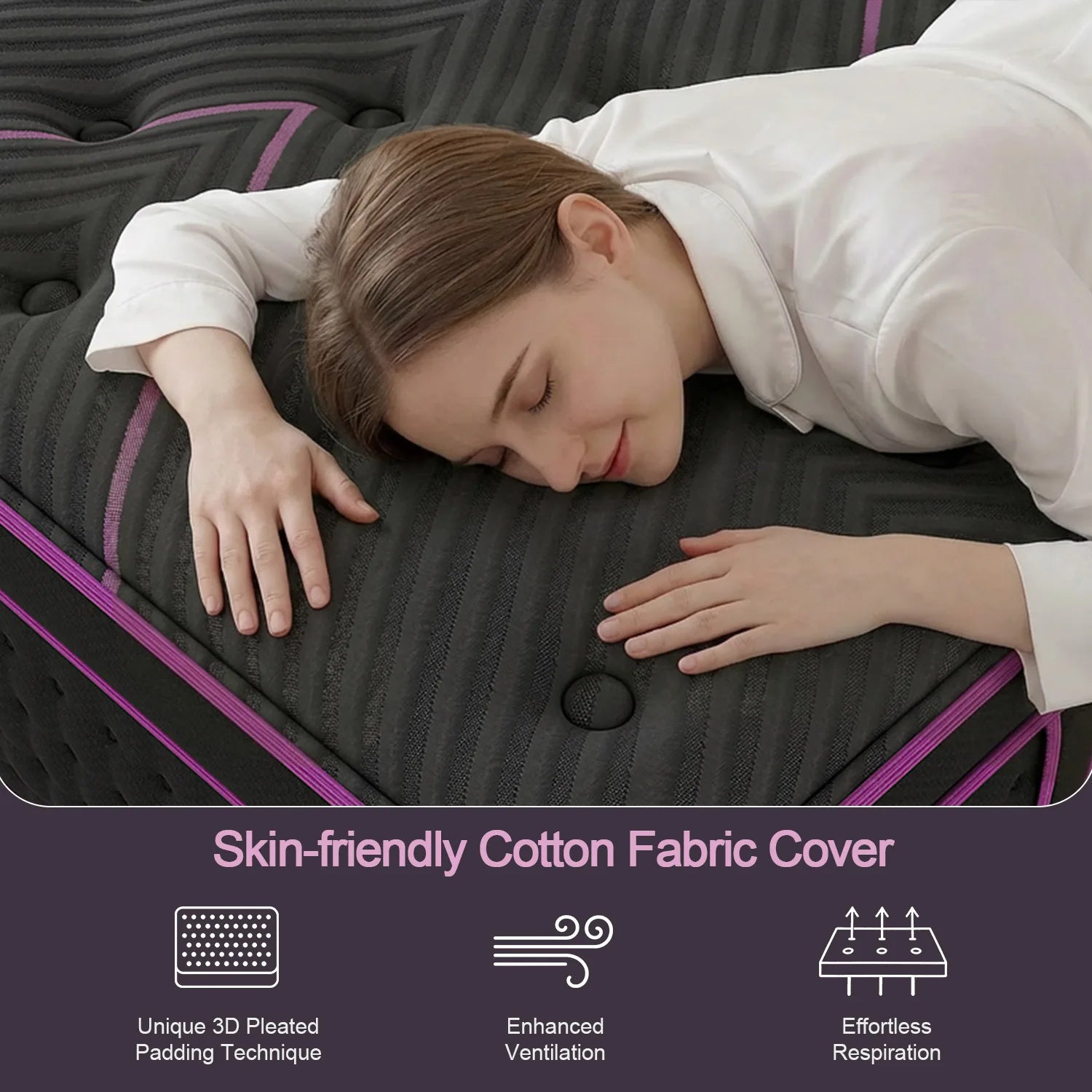 Hybrid Gel Memory Foam Mattress with Pocket Spring