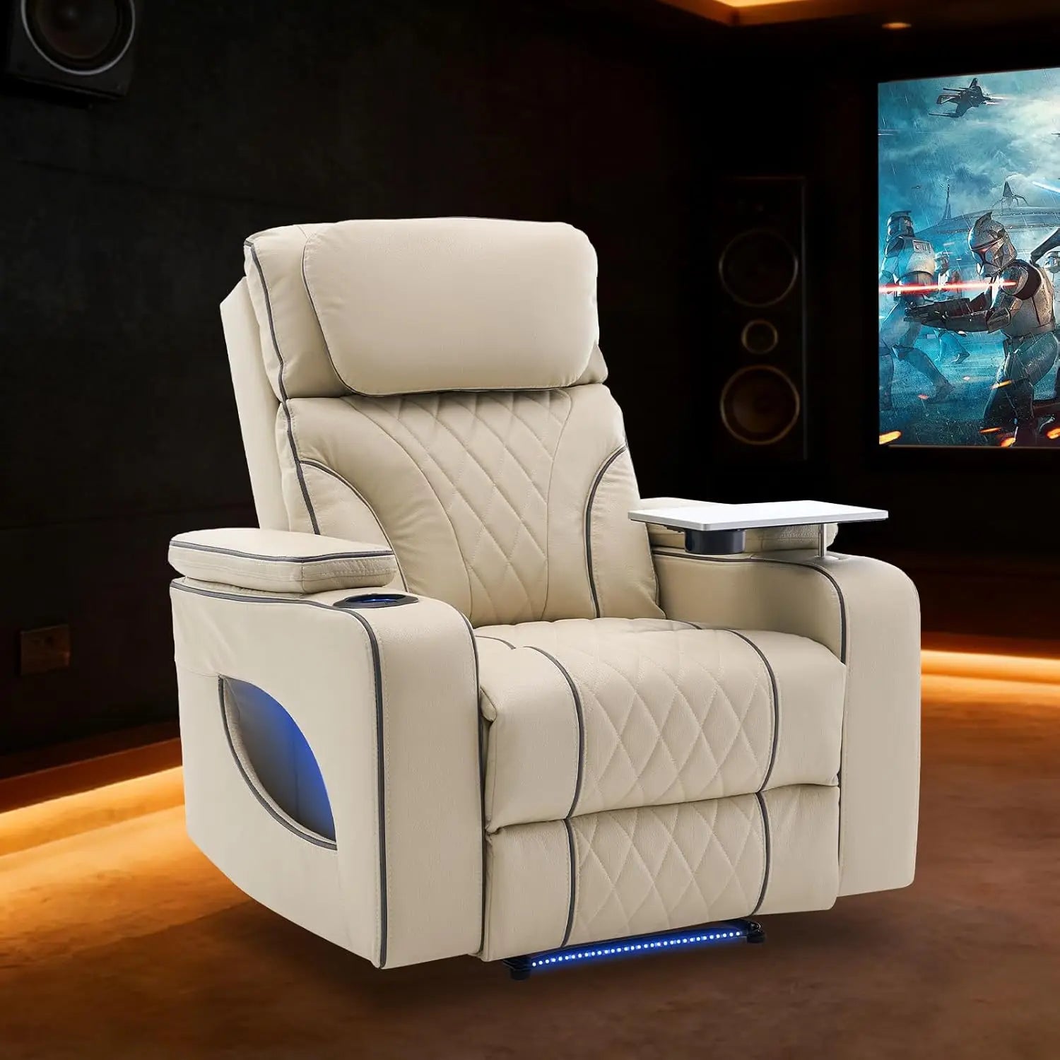 Heated Massage Power Recliner Chair