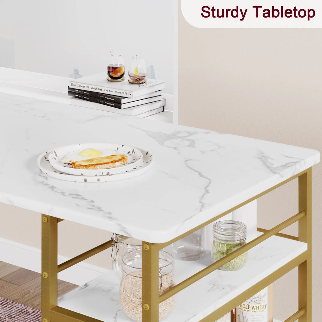 3 Pcs Dining Table and Chairs Set