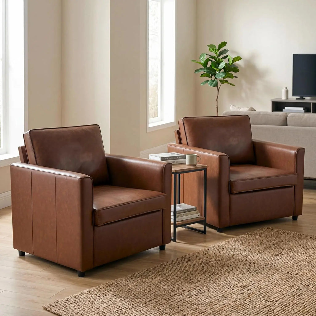 Armchair Set of 2, 39" Deep Seat Cushion