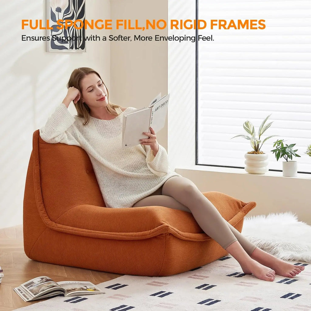 Large Lazy Sofa Chair Fireside Comfortable Seat for Adults
