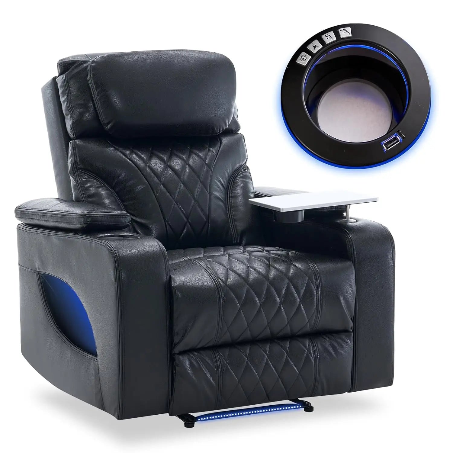 Heated Massage Power Recliner Chair