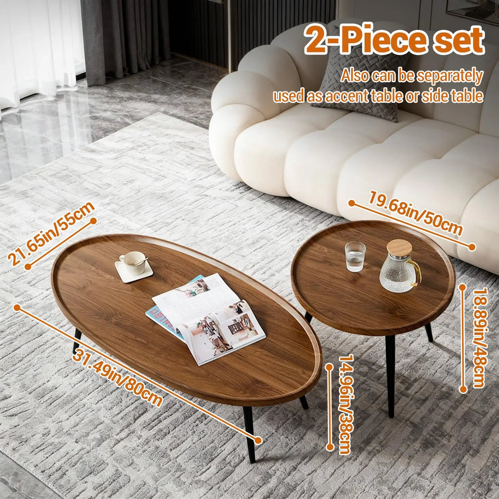 Nesting Coffee Table Set of 2