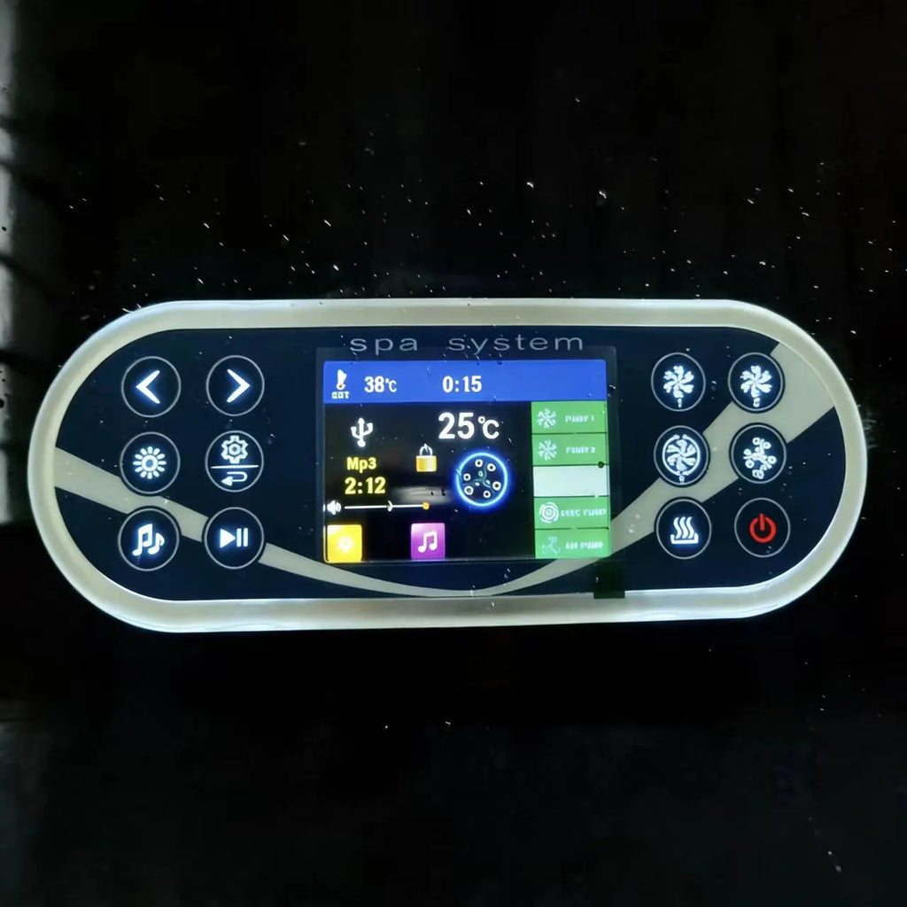 8-10 Person Outdoor Hot Tub With Led Lights