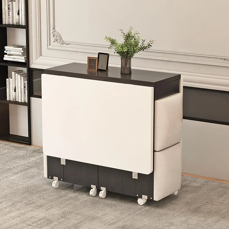 Italian Folding Dining Table 4 Stools